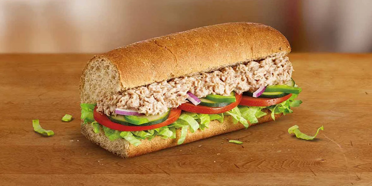 The Subway Tuna A Classic Sub Sandwich